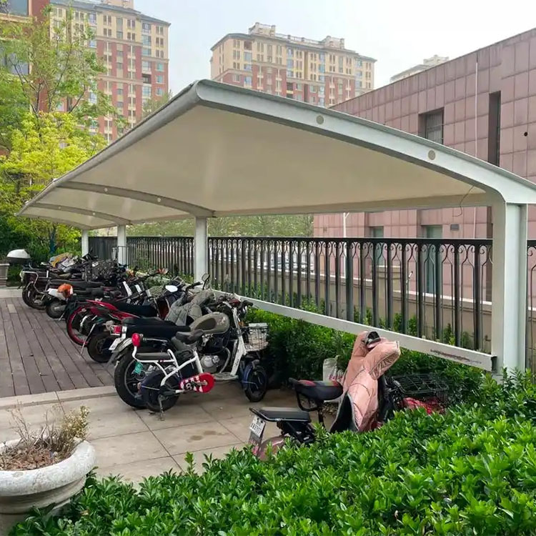 富宁xian膜结构电动车棚