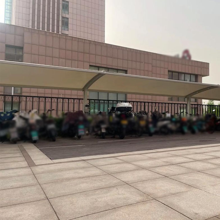 富宁xian膜结构电动车棚